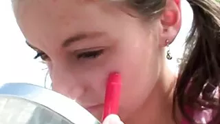Slutty Stepsister undressed ir suviliojo brolis kraujomaiša